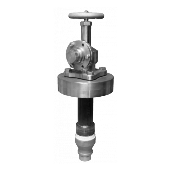 angle valve with check valve